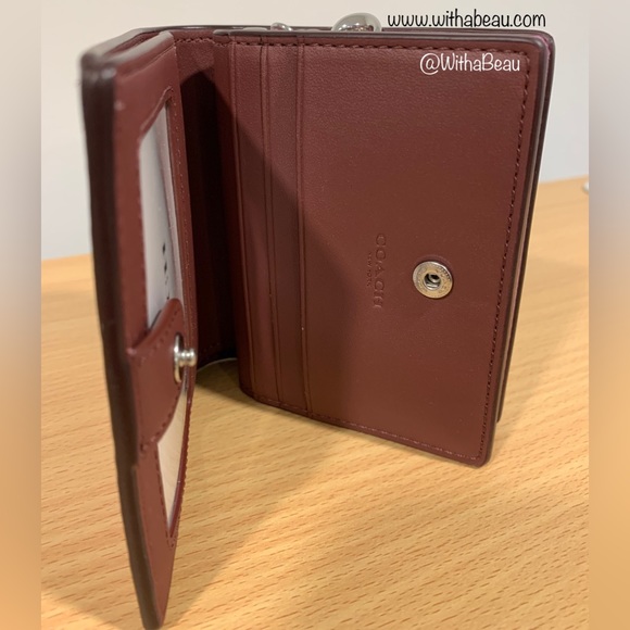 Coach Snap Wallet - Silver/Metallic Lilac (Limited Edition) - Picture 7 of 10